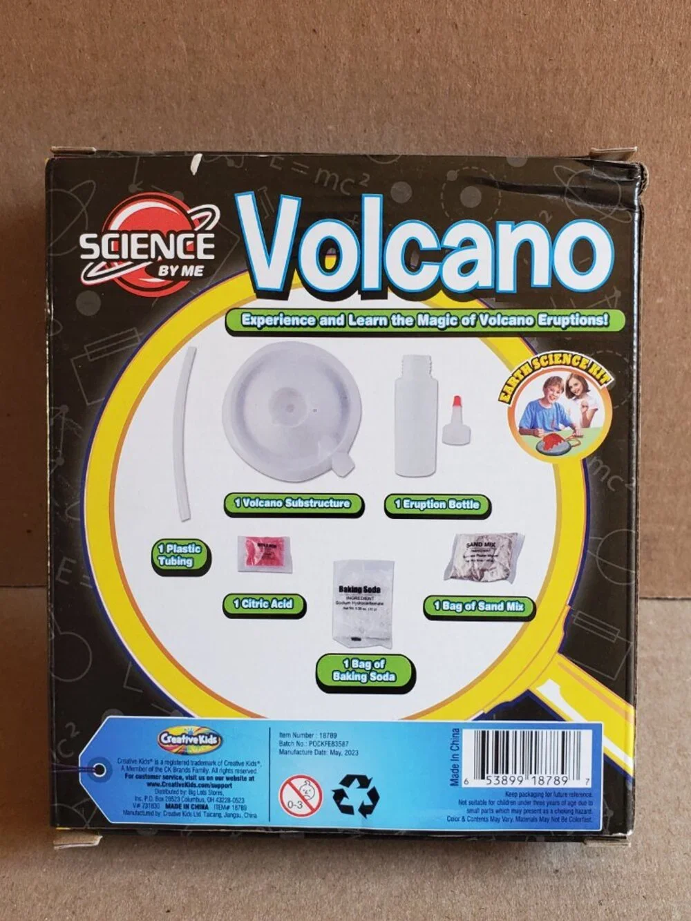 Science By Me Volcano By Creative Kids Level 1 (Ages 8+) Earth Science Kit